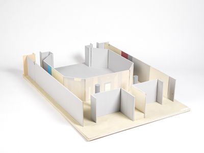 Ben Willikens - Modell des unteren Foyers der Kunsthalle