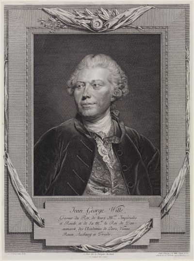 Johann Gotthard Müller - Bildnis des Johann Georg Wille, königlicher Kupferstecher in Paris