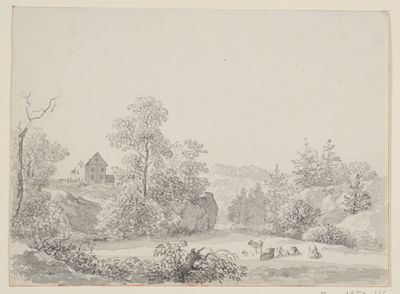 Johann Christian Klengel - Landschaft mit Schafherde