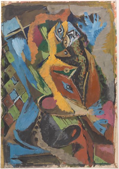 Ernst Wilhelm Nay - Große Sitzende