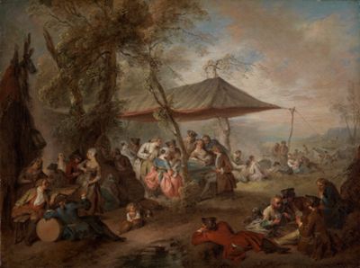 Jean-Baptiste François Pater - Freuden des Soldatenlebens