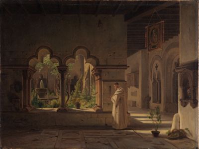 Wilhelm Gail - Kreuzgang in San Pablo zu Barcelona