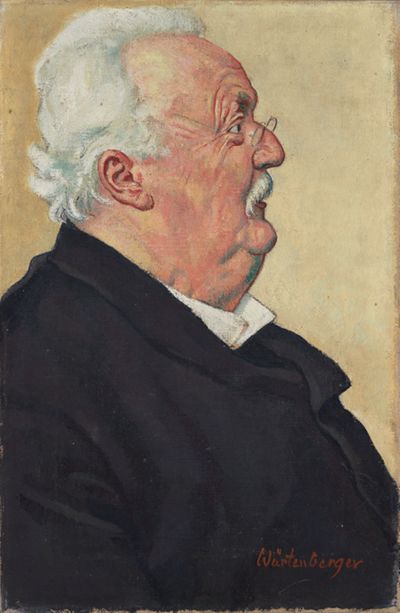 Ernst Würtenberger - Bildnis des Dichters Conrad Ferdinand Meyer