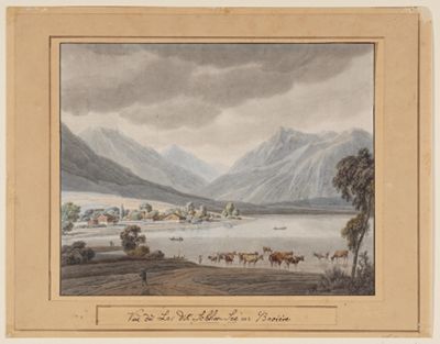 Wilhelm von Kobell - Schliersee (Vue du Lac Nommé Schlier-See)