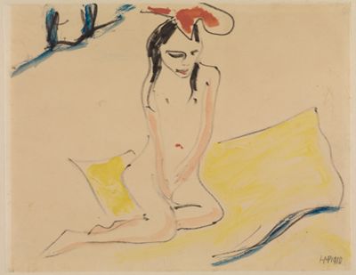 Max Pechstein - Mädchen (Fränzi)