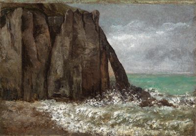 Gustave Courbet - Strand von Etretat
