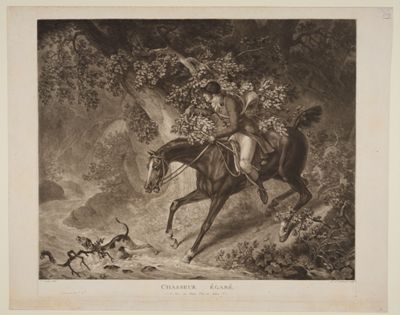 Philibert-Louis Debucourt - Verirrter Jäger (chasseur égore)