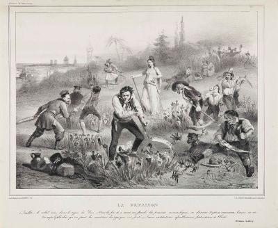 J. J. Grandville - La fenaison