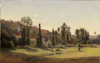 Antoine Chintreuil - Landschaft bei Marcoussis