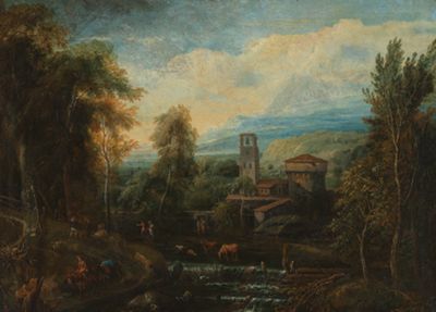 Franz Joachim Beich - Italienische Landschaft