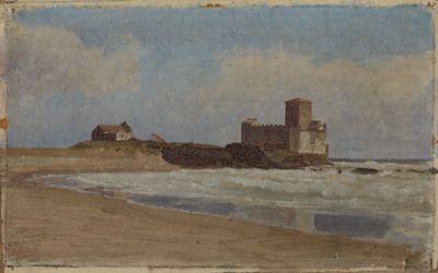 Wilhelm Ludwig Friedrich Riefstahl - Meeresküste bei Palma auf Sizilien