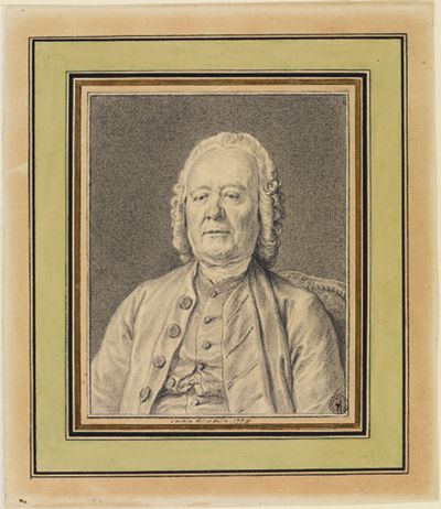 Charles Nicolas Cochin d. J. - N. Cuvillier, Brustbild