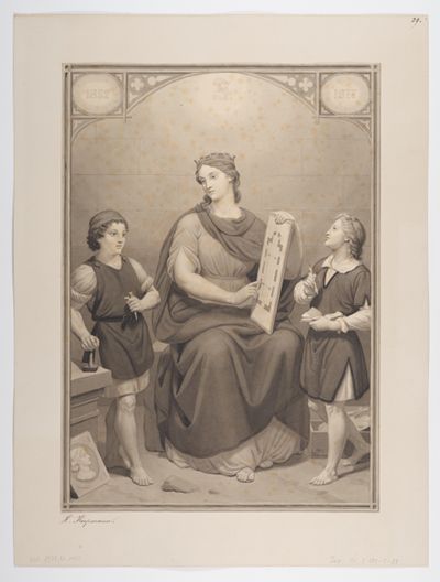Carl Koopmann - Allegorie auf das 25jährige Regierungsjubiläum des Badischen Großherzogs Friedrich I.