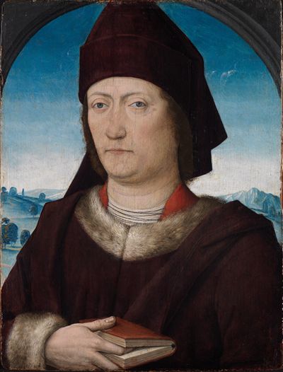 Meister des Marienlebens - Bildnis eines Gelehrten