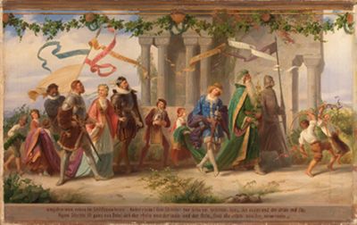 Adolf Schrödter - Triumph des Königs Wein, 4. Bild