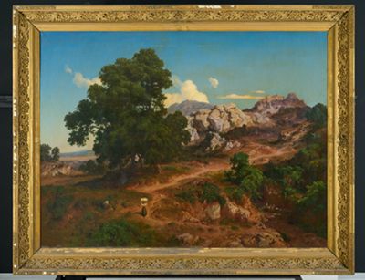 Bernhard Fries - Die Serpentara bei Olevano