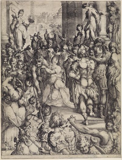 Jacques Bellange - Das Martyrium der hl. Lucia