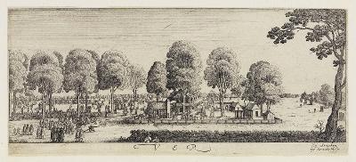 Wenzel Hollar - Frühling: Der Schützenplatz