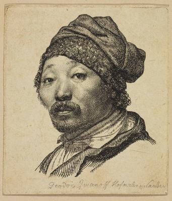 Feodor Iwanowitsch Kalmück - Selbstbildnis