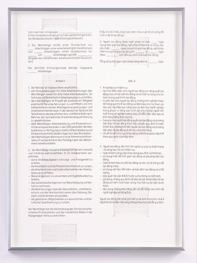 Sung Tieu - Work contract (zu: Baby Steps)