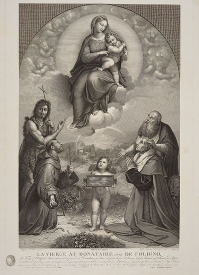 Baron Auguste-Gaspard-Louis Desnoyers - Madonna da Foligno