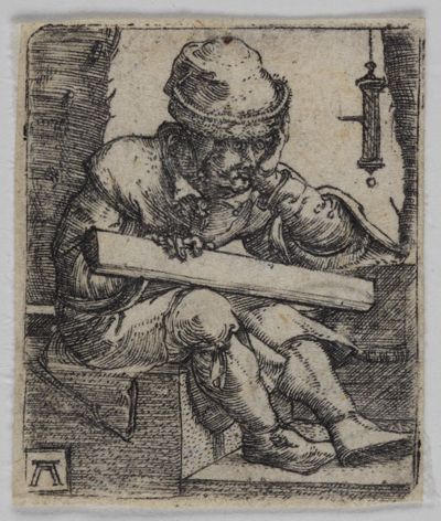 Albrecht Altdorfer - Der nachdenkende Mann (Der Zimmermann)