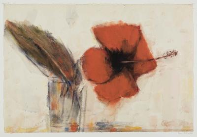 Christian Rohlfs - Hibiskusblüte im Glas