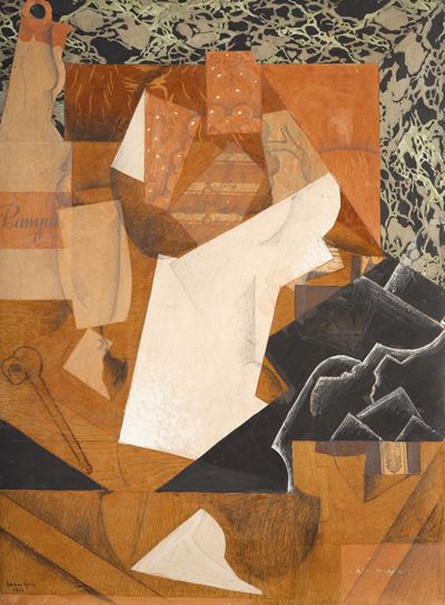 Juan Gris - Stilleben mit Trauben