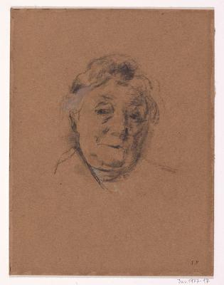 Édouard Vuillard - Kopf Madame Bénard, frontal