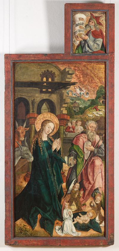 Oberrheinischer Meister - Geburt Christi