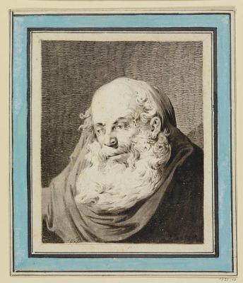 Tiberius Dominikus Wocher - Bildnis eines bärtigen Mönchs
