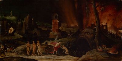 Hieronymus Bosch - Nachahmer - Christus in der Vorhölle