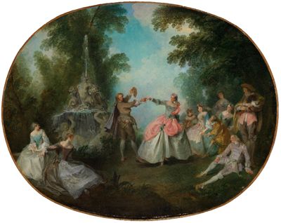 Nicolas Lancret - Das Menuett