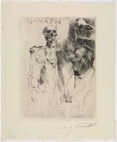 Lovis Corinth - Der Künstler und der Tod I