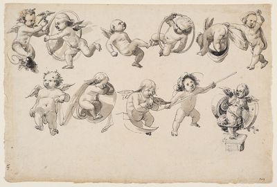 Nikolaus von Riedt - Spielende Putti