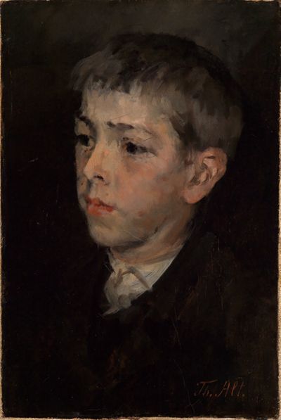 Theodor Alt - Bildnis eines Knaben
