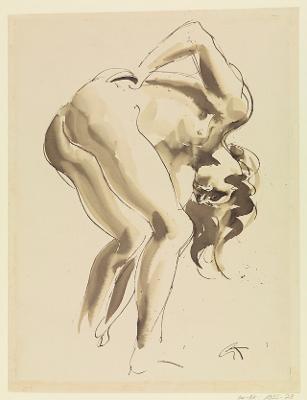 Georg Kolbe - Sich bückender Frauenakt