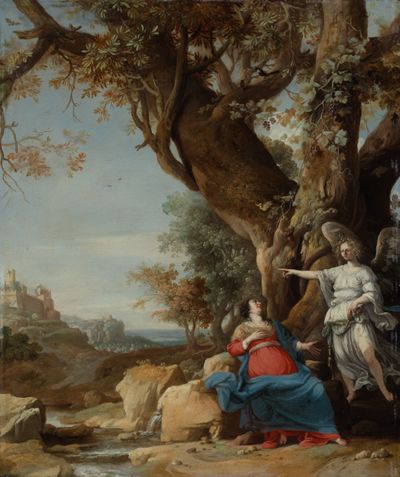 Bartholomeus Breenbergh - Hagar und der Engel