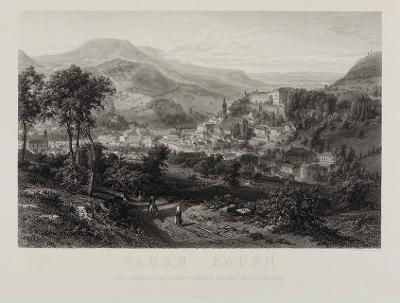 Eduard Willmann - Ansicht von Baden-Baden