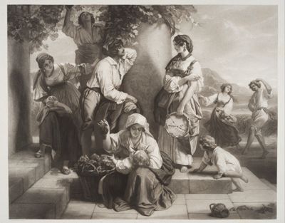 François Girard (1787) - Weinlese in Neapel