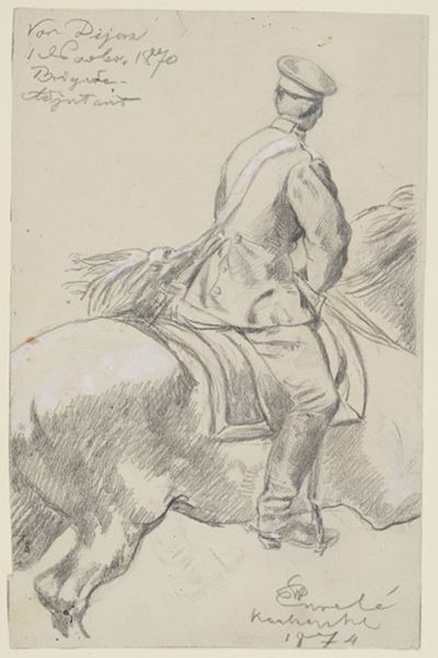 Wilhelm Emelé - Reitender Brigade-Adjutant
