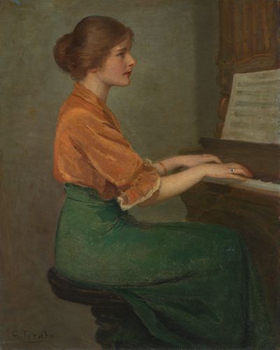Georg Tyrahn - Präludium (Junges Mädchen am Klavier)
