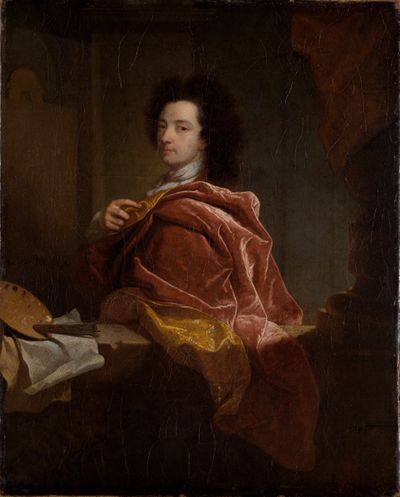 Hyacinthe Rigaud - Selbstbildnis