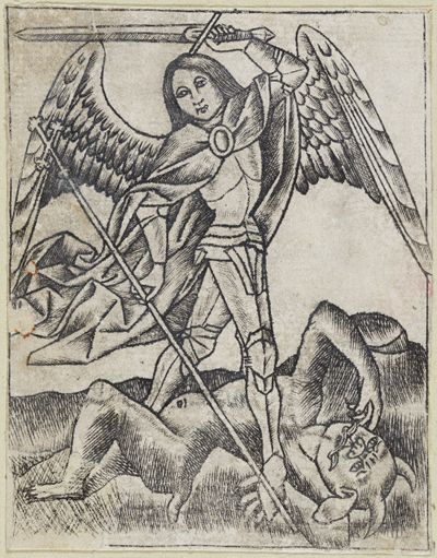 Meister des Dutuitschen Ölbergs - St. Michael