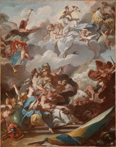 Michel-François Dandré-Bardon - Allegorie auf den Frieden von Wien 1735