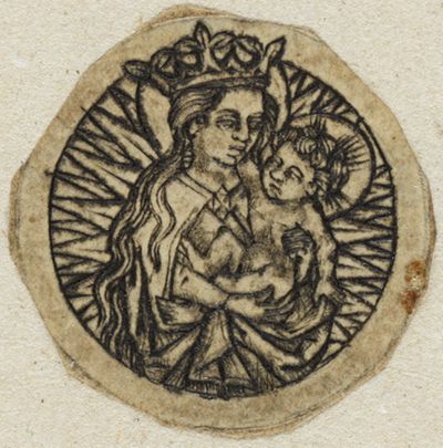 Meister des Bileam - Die Madonna in Halbfigur