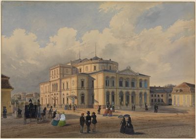 Kaspar Obach - Das großherzogliche Hoftheater in Karlsruhe