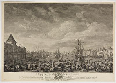 Jacques-Philippe Lebas - LInterieur du Port de Marseille