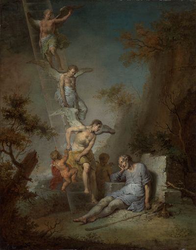 Januarius Zick - Jakobs Traum von der Himmelsleiter