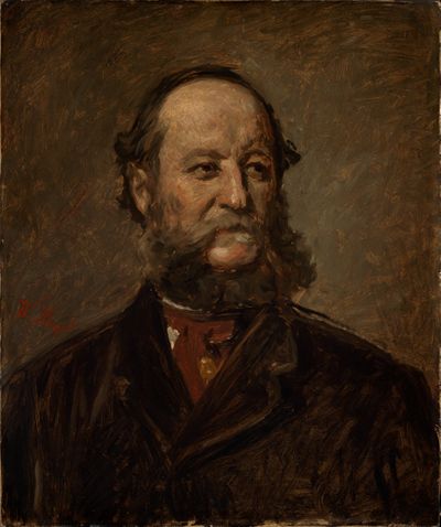 Wilhelm Kümpel - Bildnis des Tiermalers Josef Wolf